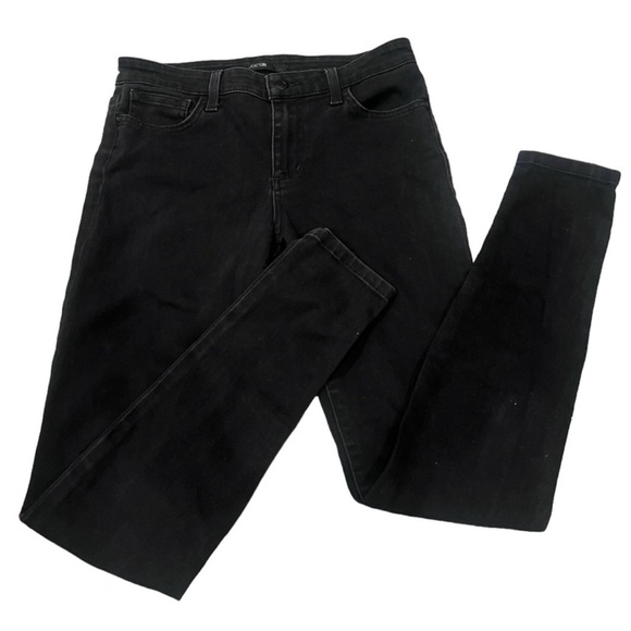 Vtg Mob Wife Joe’s Jeans Mid Rise Black Angelyne Skinny Straight Jeggings - Picture 4 of 8